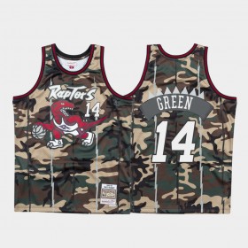 Maillot Basket Homme Toronto Raptors Danny Green 14 Woodland Camo Swingman